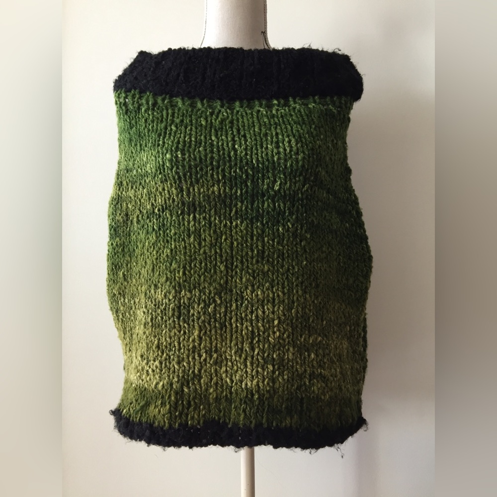 Handmade in natural wood sweater